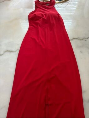 Red Halter  Dress